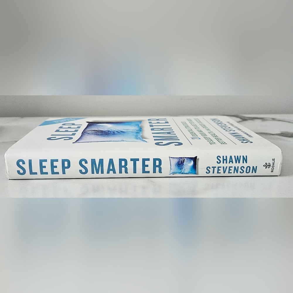 "Sleep Smarter" Book By Shawn Stevenson- Hardcover - Picture 2 of 2
